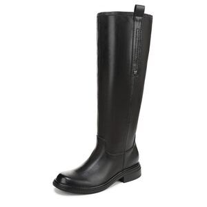 Naturalizer Womens Ontime Knee High Boot Black Leather 8 M